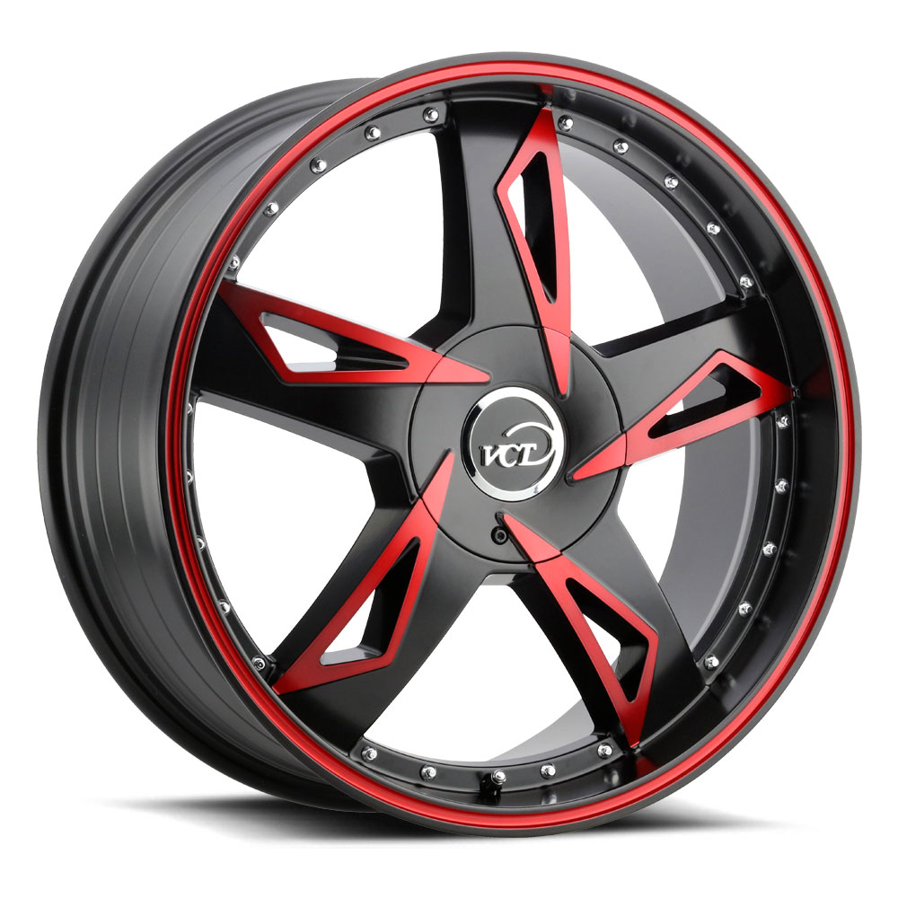 V84 Satin black machine red V84 Satin black machine red
